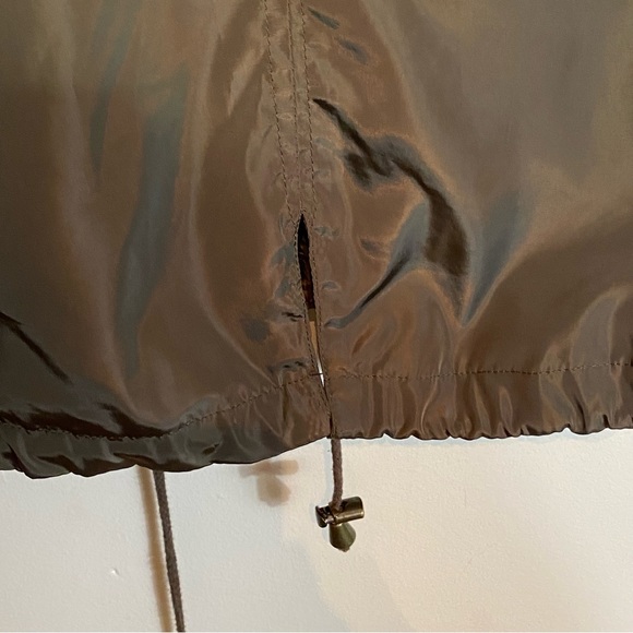 Forever 21 Hooded Windbreaker Utility Jacket Olive Green sized Medium - Picture 8 of 13